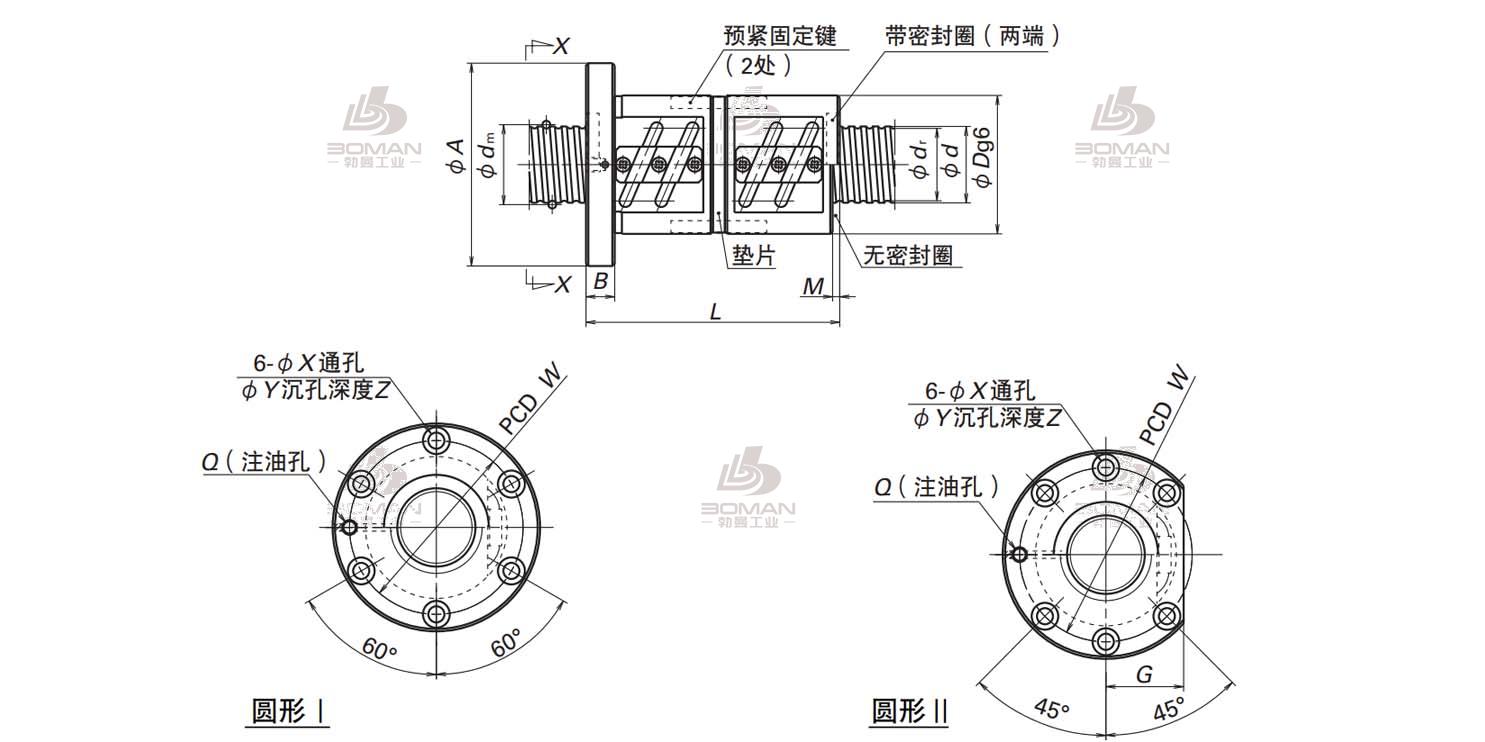 DFT5006-7.5-LPFT滚珠丝杠