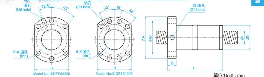 TBI DFS05012-3.8 sfv型tbi滚珠丝杆供应商