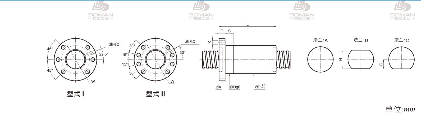 PMI FSDC2520 pmi丝杠级别