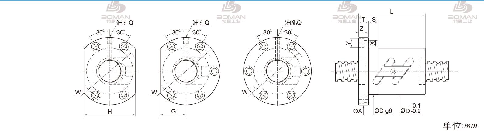 PMI FSWC2504-5 pmi丝杆维修