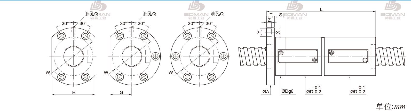 PMI FDWE5020-1.5 pmi丝杆R28-12T4