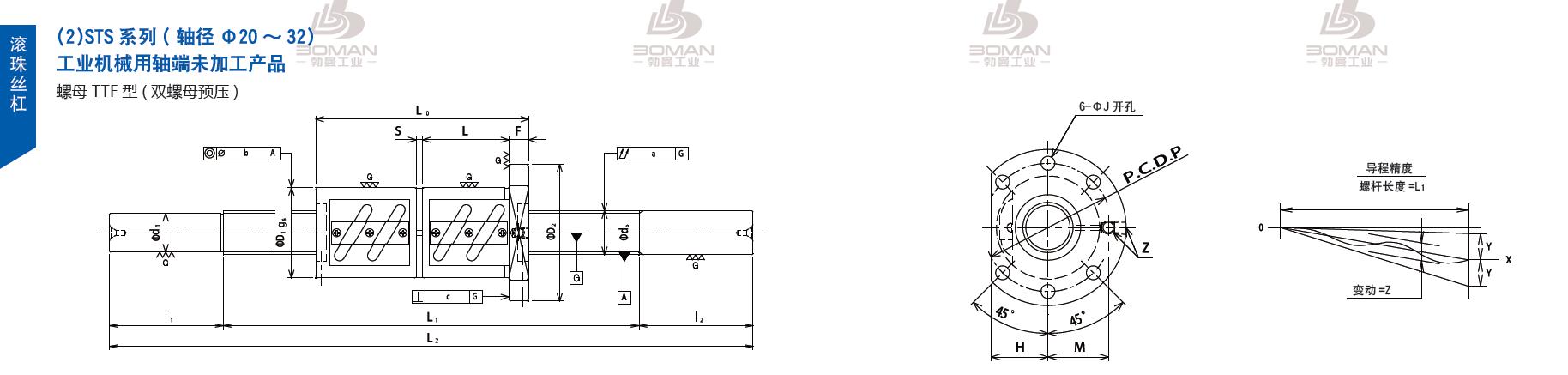 TSUBAKI STD4010-1600C5-B tsubaki丝杆是哪里产的